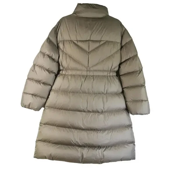 NEW, Moncler Brou coat in Taupe Grey Size 5 #DC513